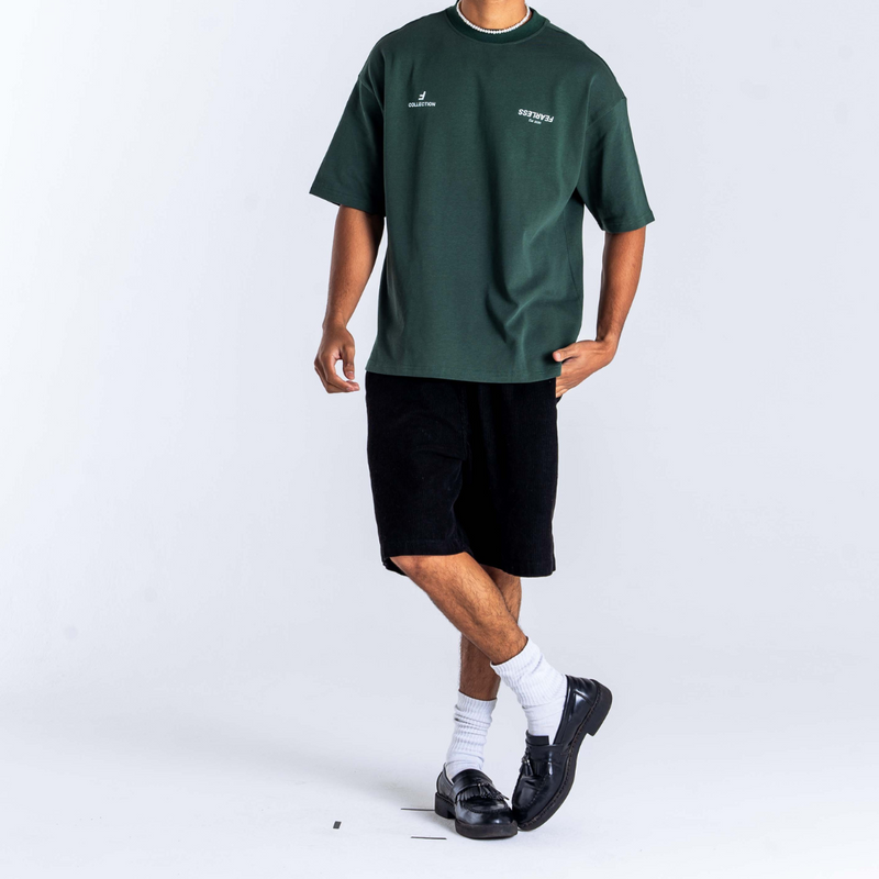 THE "F" TEE - RACING GREEN