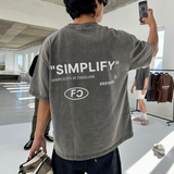 SIMPLIFY TEE - WASHED GREY