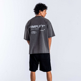 SIMPLIFY TEE - WASHED GREY