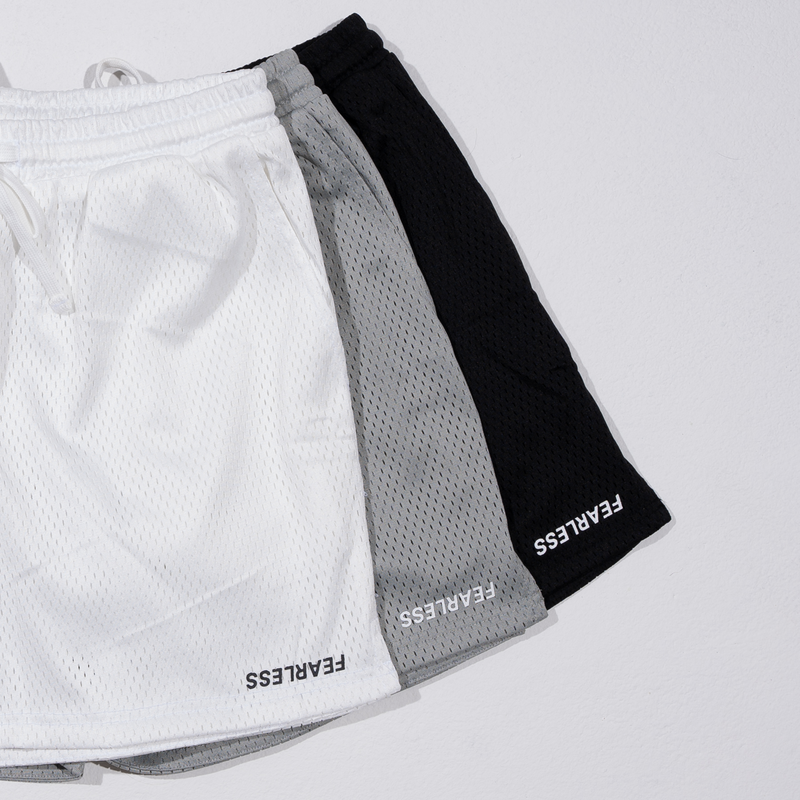 MESH SHORTS - OFF WHITE