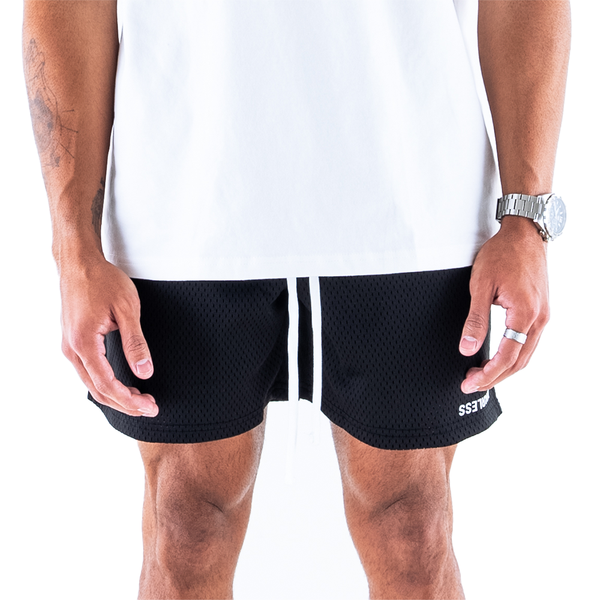 MESH SHORTS - BLACK